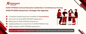 NURS FPX 8020 Assessment 1 Strategic Plan Appraisal